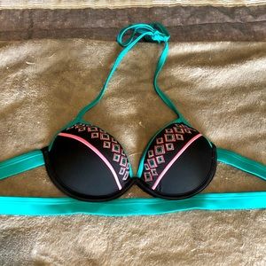 Black And blue swim bikini